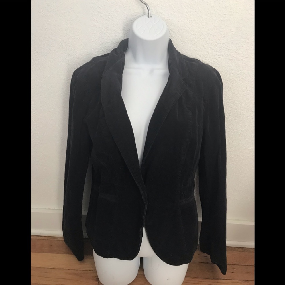 Black corduroy blazer